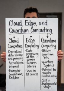 Cloud vs edge vs quantum computing